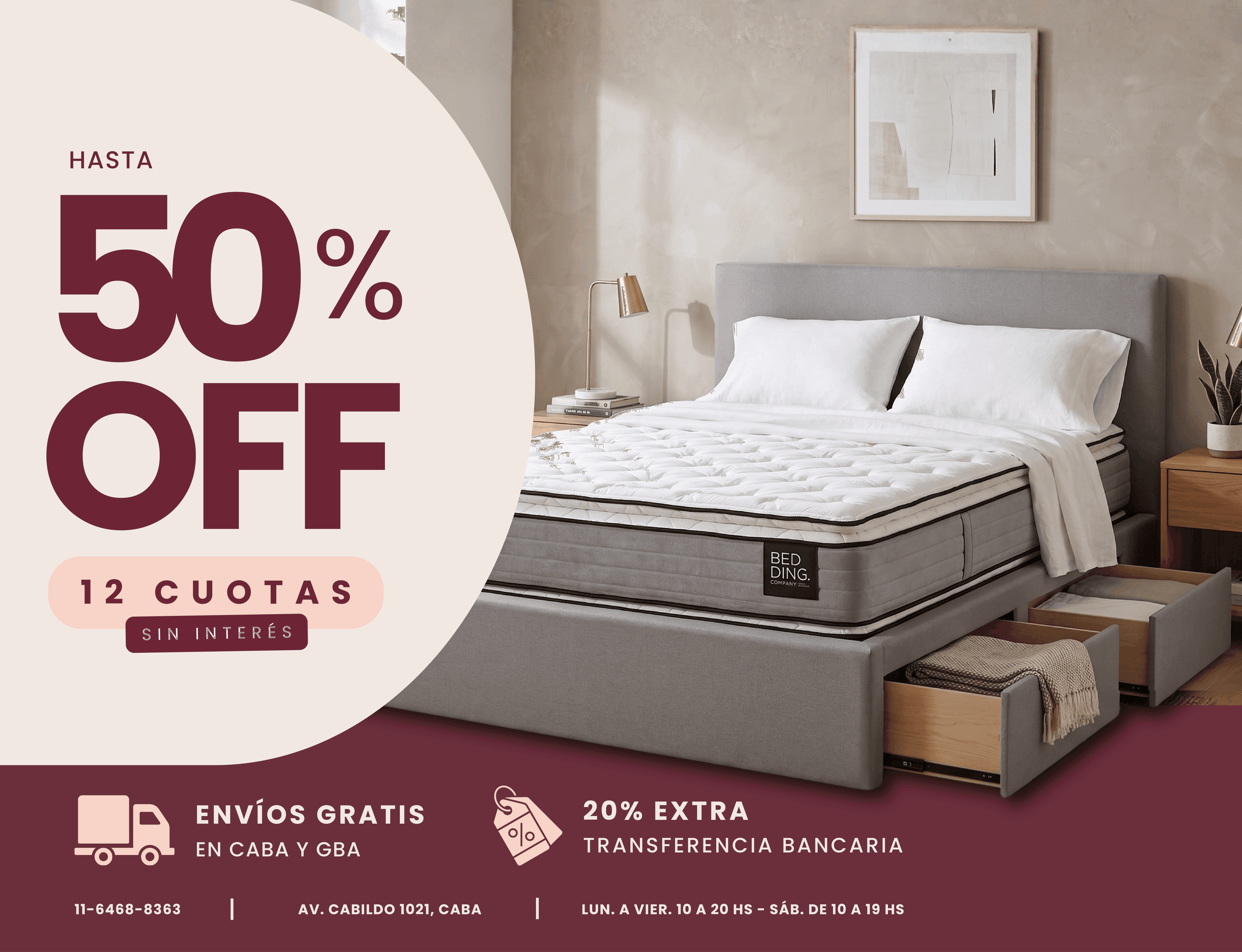 Bedding Company — productos de descanso