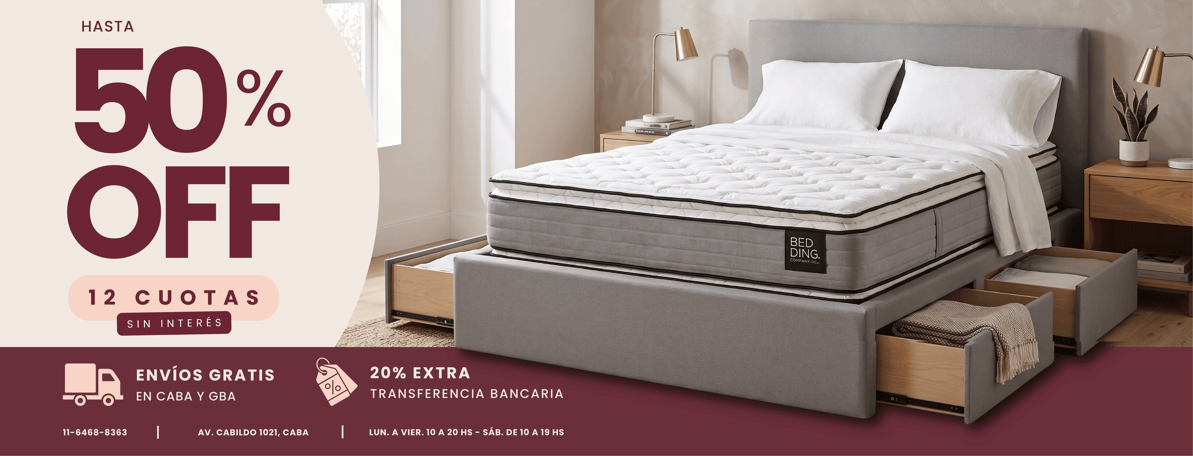 Bedding Company — productos de descanso